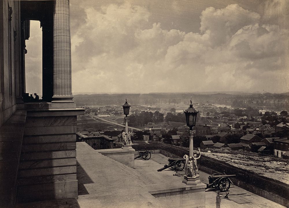 Nashville from the Capitol by George N Barnard