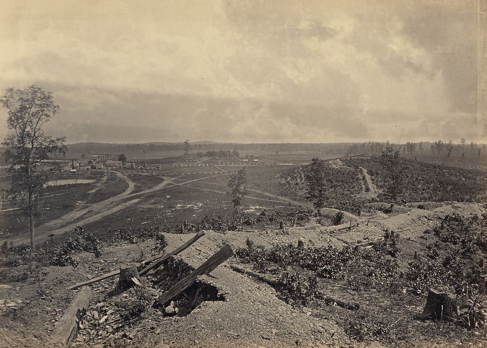Battle Ground of Resacca, Georgia, No. 4 by George N Barnard