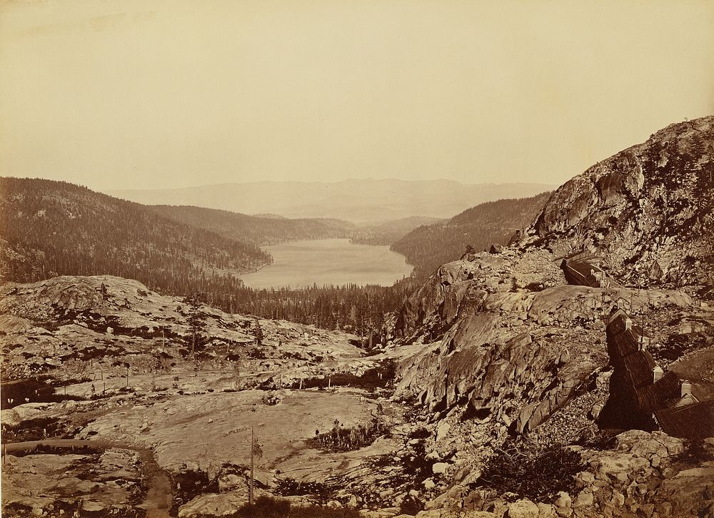 Donner Lake, C.P.R.R. by Carleton Watkins