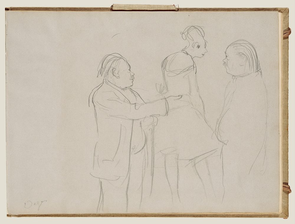 Sketches of a Ballet Master by Edgar Degas