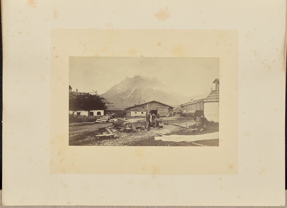 The Wetterstein, Lermoos, Tyrol by W D Howard and F H Lloyd