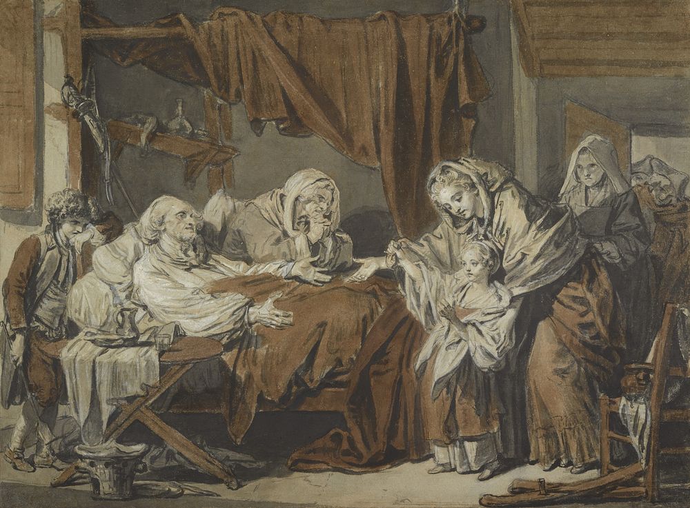 The Charitable Woman (La Dame de Charité) by Jean Baptiste Greuze