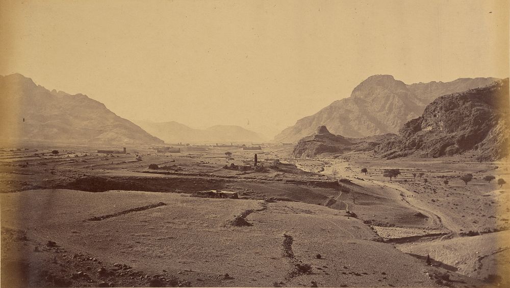 General View Ispola and Sultan Kheyl Villages, showing Buddhist Tope by John Burke