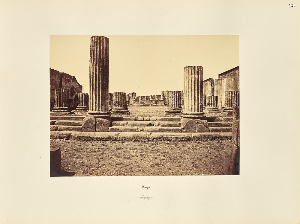 Pompei. Basilique by Giorgio Sommer