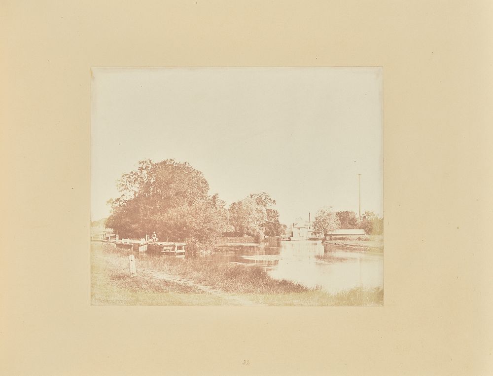 Locks and Paper Mill, Wansford by Samuel Buckle