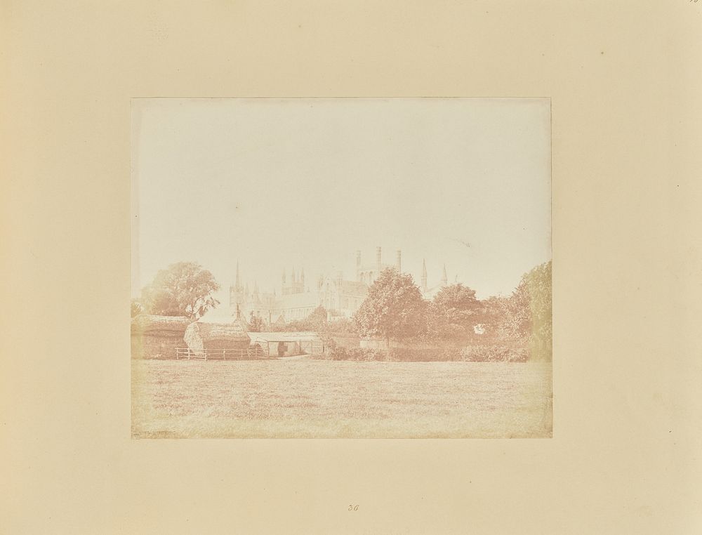 Cathedral, Peterborough, from South-East by Samuel Buckle