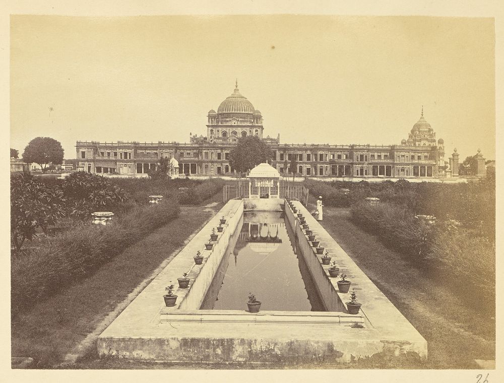 Reflecting Pool in the Kaiserbagh, Lucknow