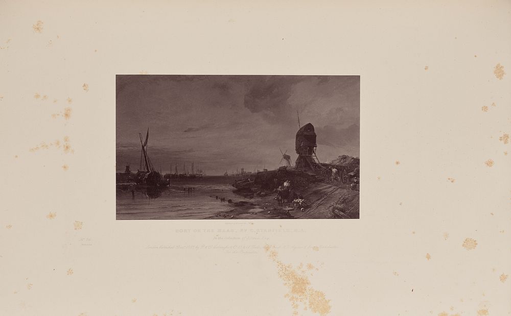 Dort on the Maas, by C. Stanfield, R.A. by Caldesi and Montecchi