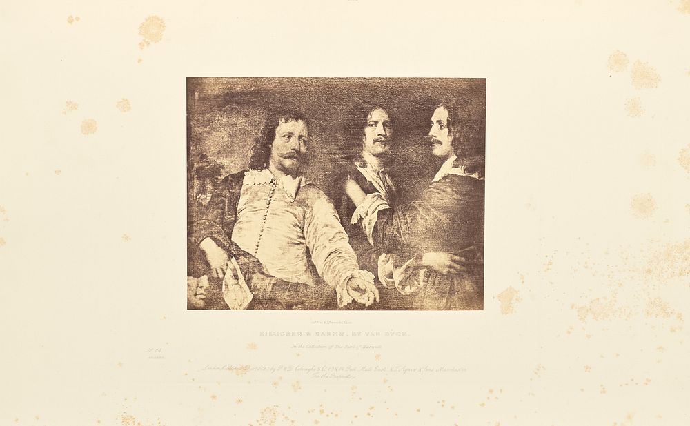 Killigrew and Carew, by van Dyck by Caldesi and Montecchi