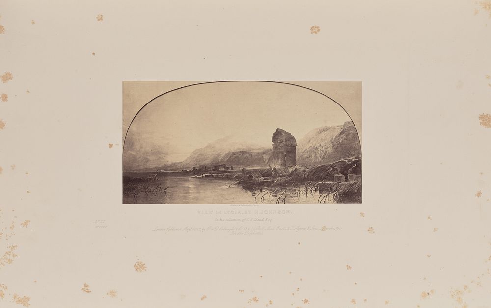 View in Lycia, by H. Johnson by Caldesi and Montecchi