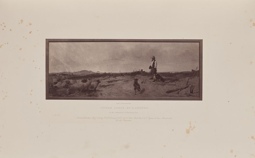 Lytham Sands, by R. Ansdell by Caldesi and Montecchi