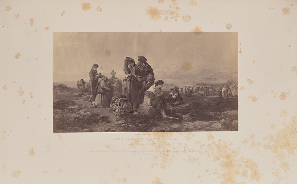 Irish Peasants, by F.W. Topham by Caldesi and Montecchi