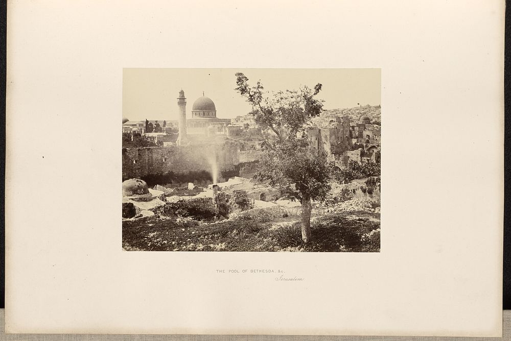 The Pool of Bethesda, &c., Jerusalem by Francis Frith
