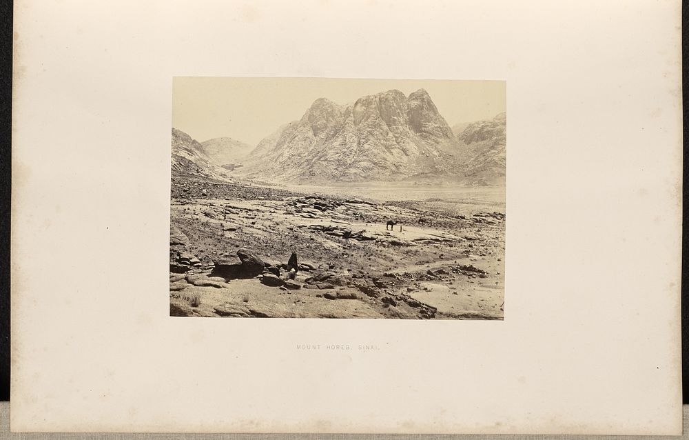 Mount Horeb, Sinai by Francis Frith