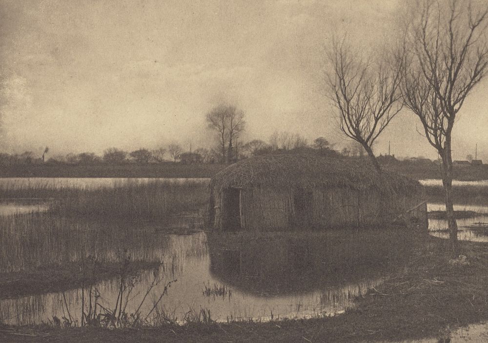 A Reed Boat-House by Peter Henry Emerson