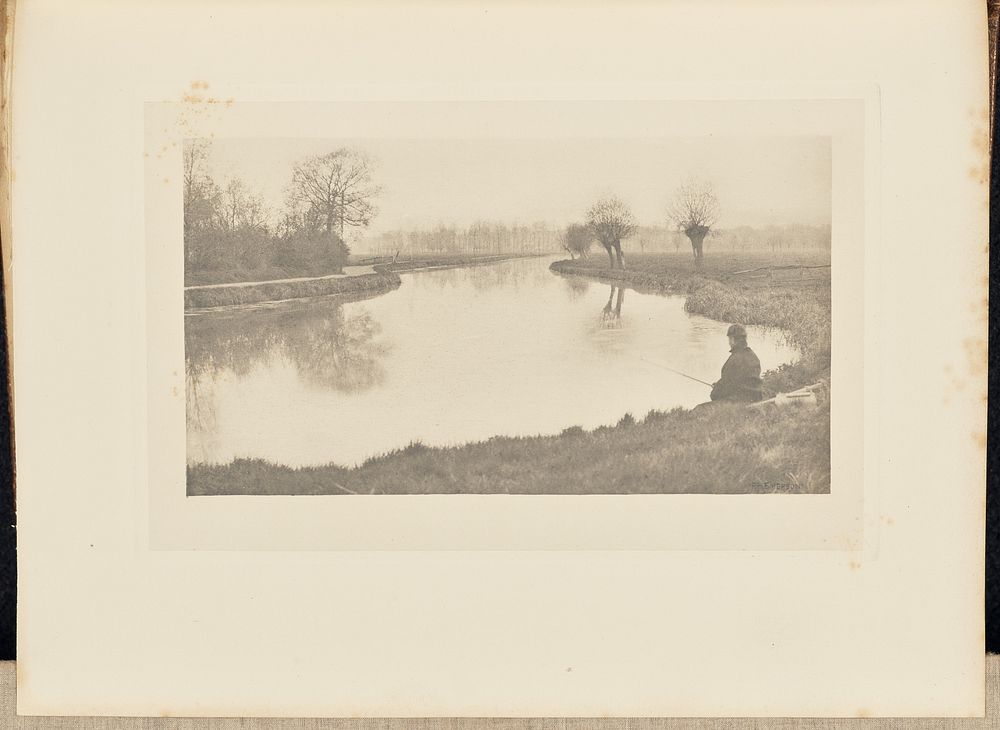 The Black Pool, Near Hoddesdon by Peter Henry Emerson