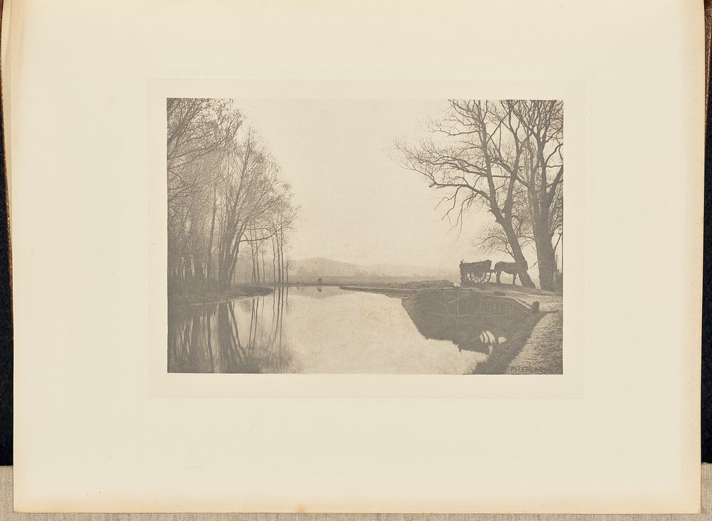 The Lea, Near Hoddesdon by Peter Henry Emerson