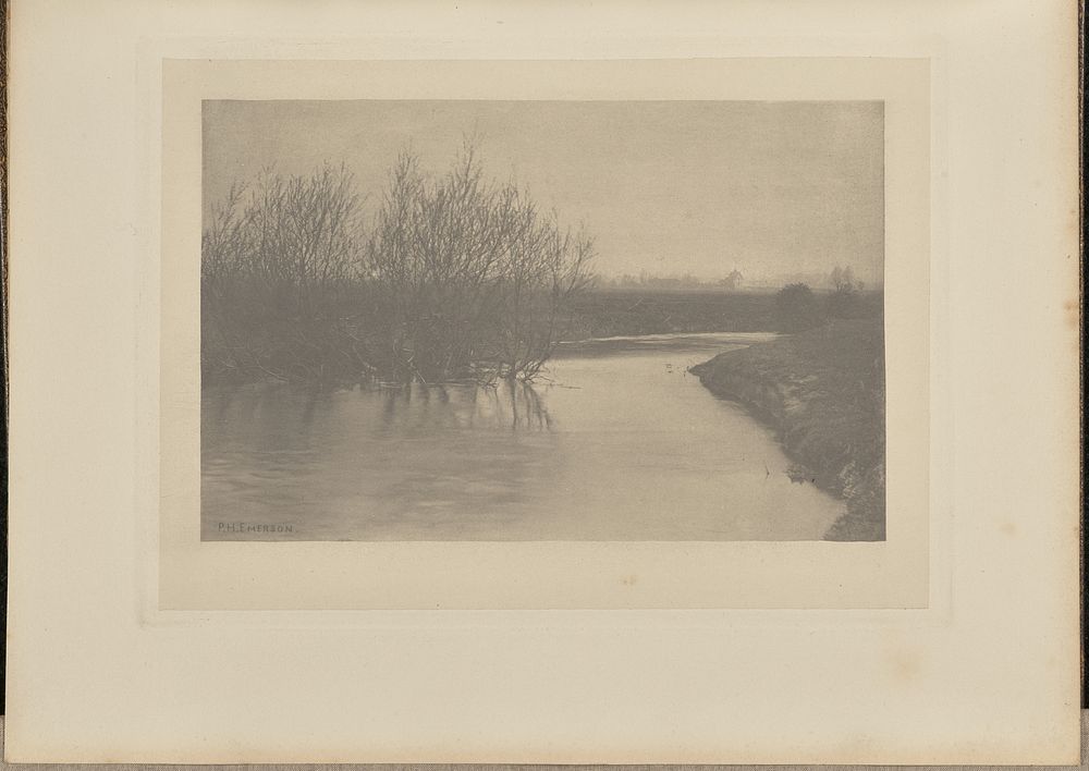 The Lea, Near Tottenham by Peter Henry Emerson
