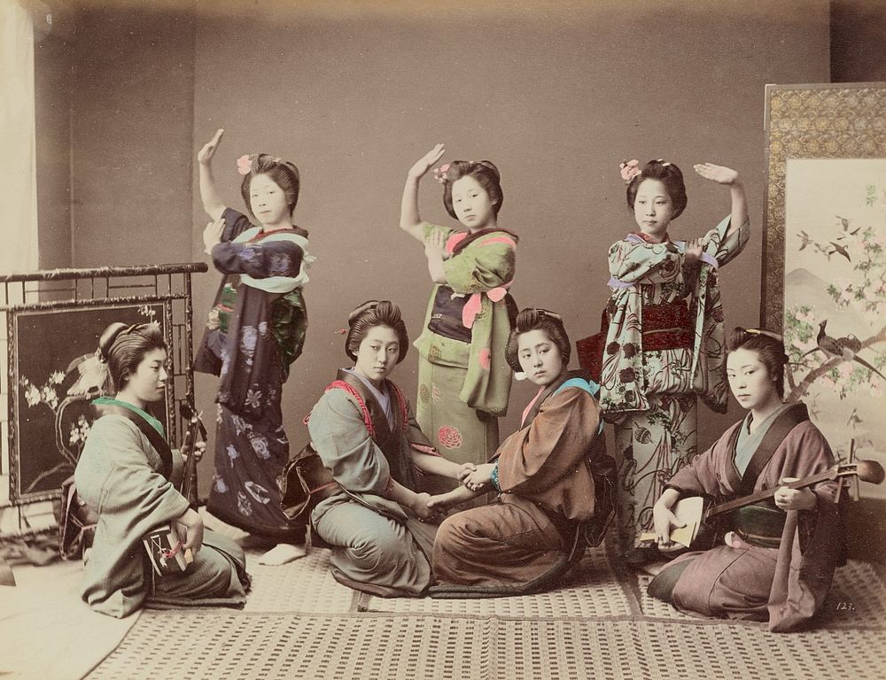 Group of Young Women by Kusakabe Kimbei