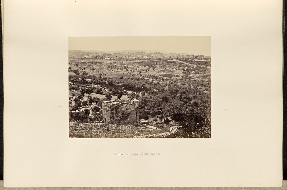 Jerusalem, from Mount Scopus by Francis Frith