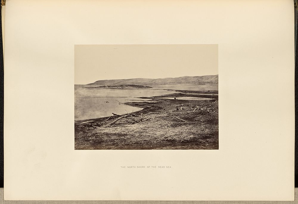 The North Shore of the Dead Sea by Francis Frith