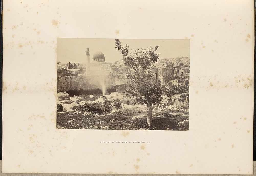 Jerusalem, The Pool of Bethesda, &c. by Francis Frith