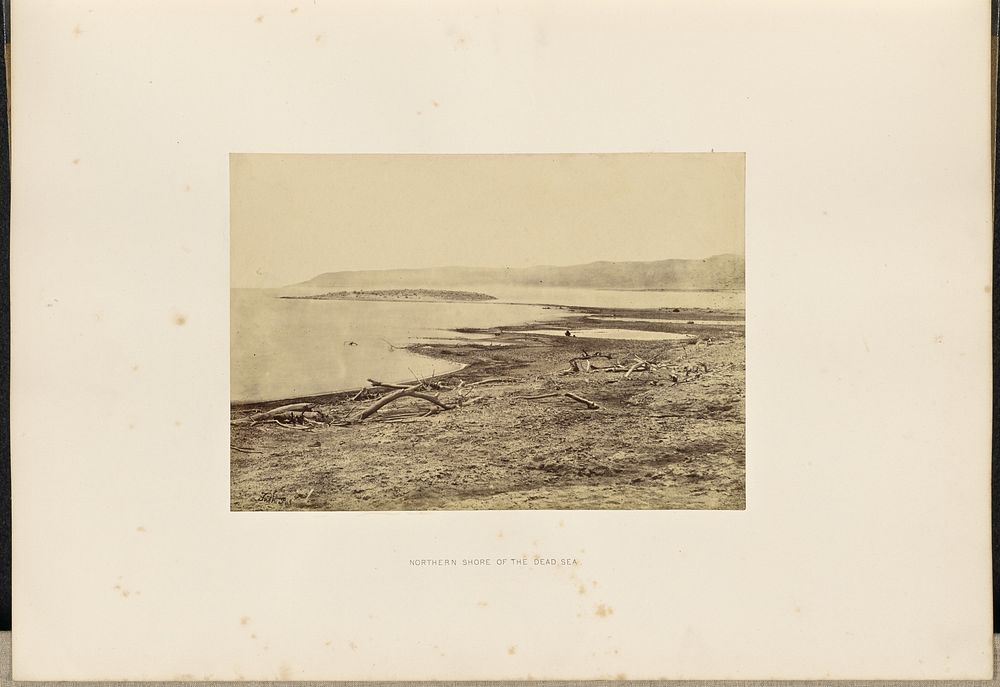 Northern Shore of the Dead Sea by Francis Frith