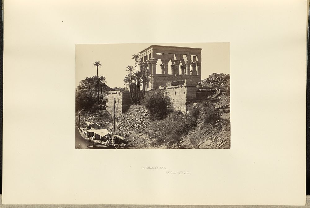 Pharaoh's Bed, Island of Philae by Francis Frith