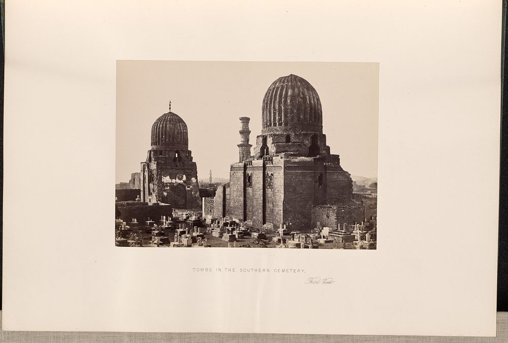 Tombs in the Southern Cemetery, Third View by Francis Frith