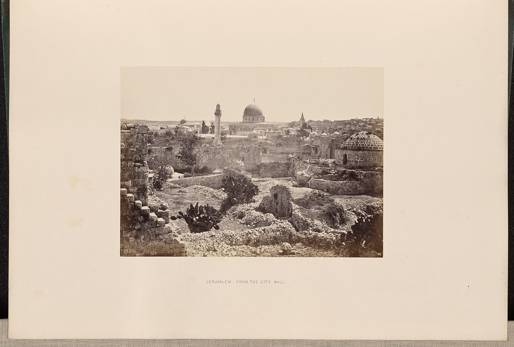 Jerusalem From the City Wall by Francis Frith