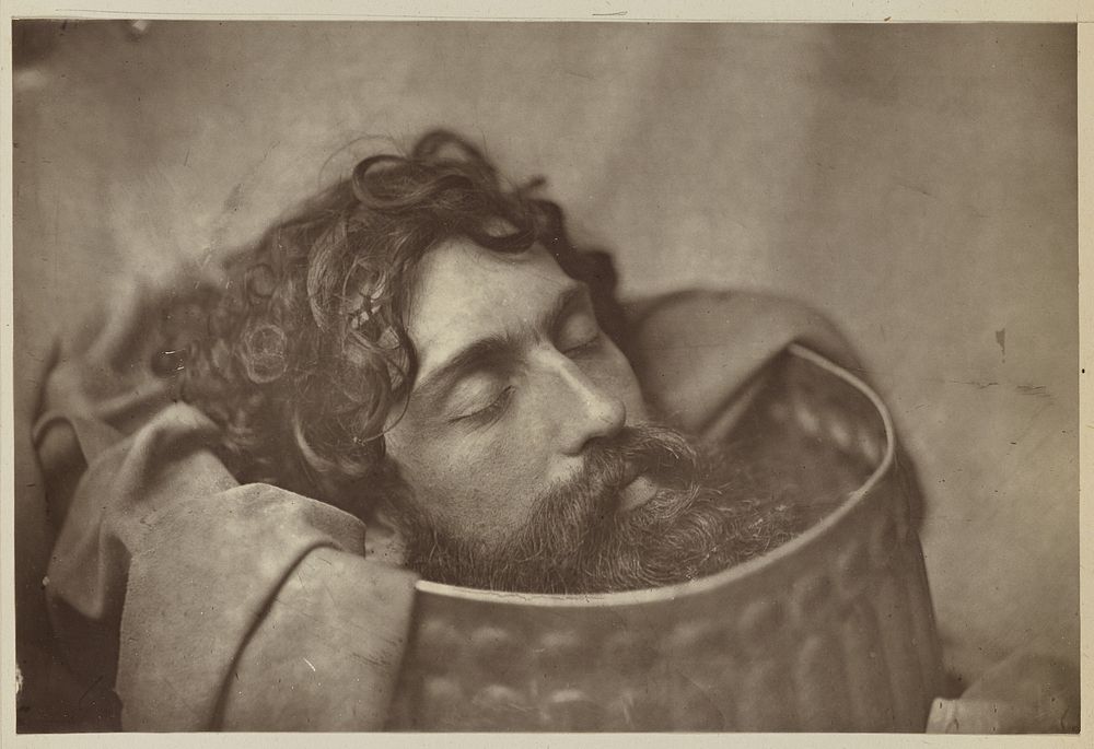 Study of the Head of John the Baptist in a Charger by Oscar Gustave Rejlander