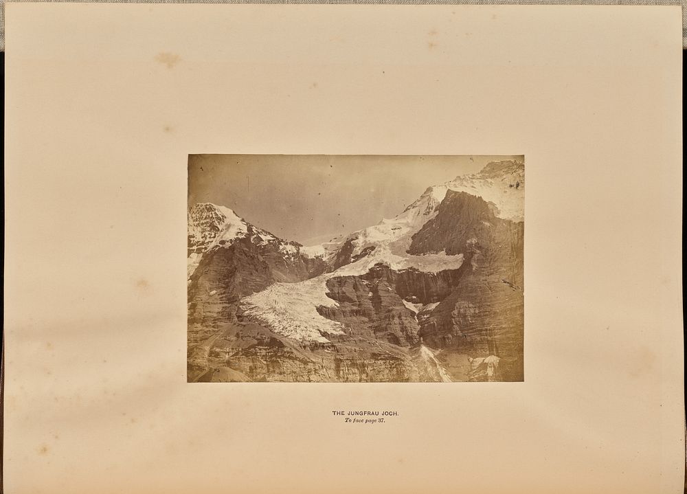 The Jungfrau Joch by Ernest H Edwards