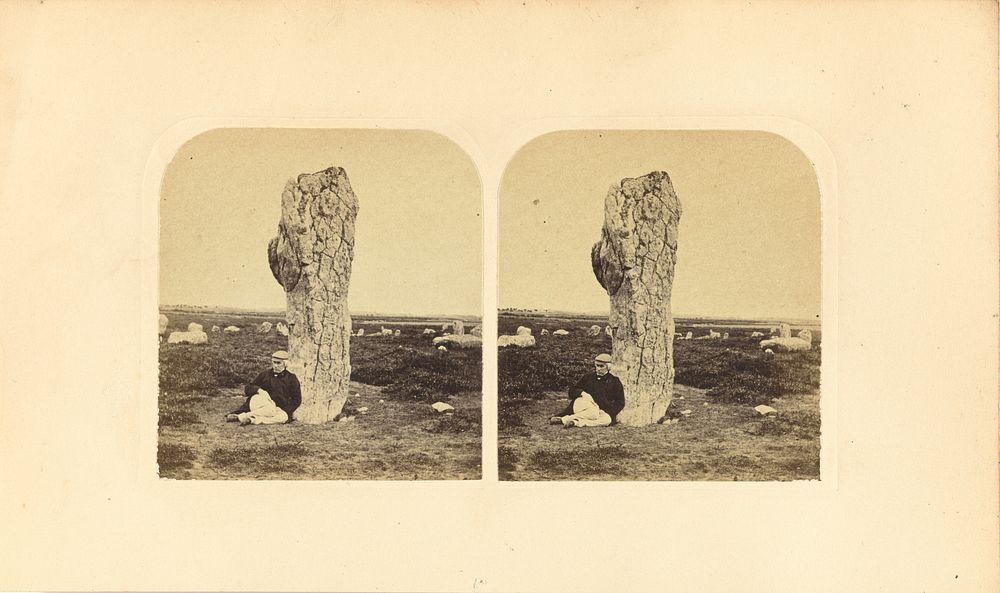 Druidical Stone, Morbihan by Henry Taylor