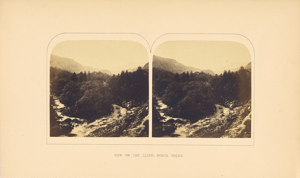 View on the Lledr, North Wales by Roger Fenton
