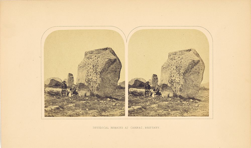 Druidical Remains at Carnac, Brittany
