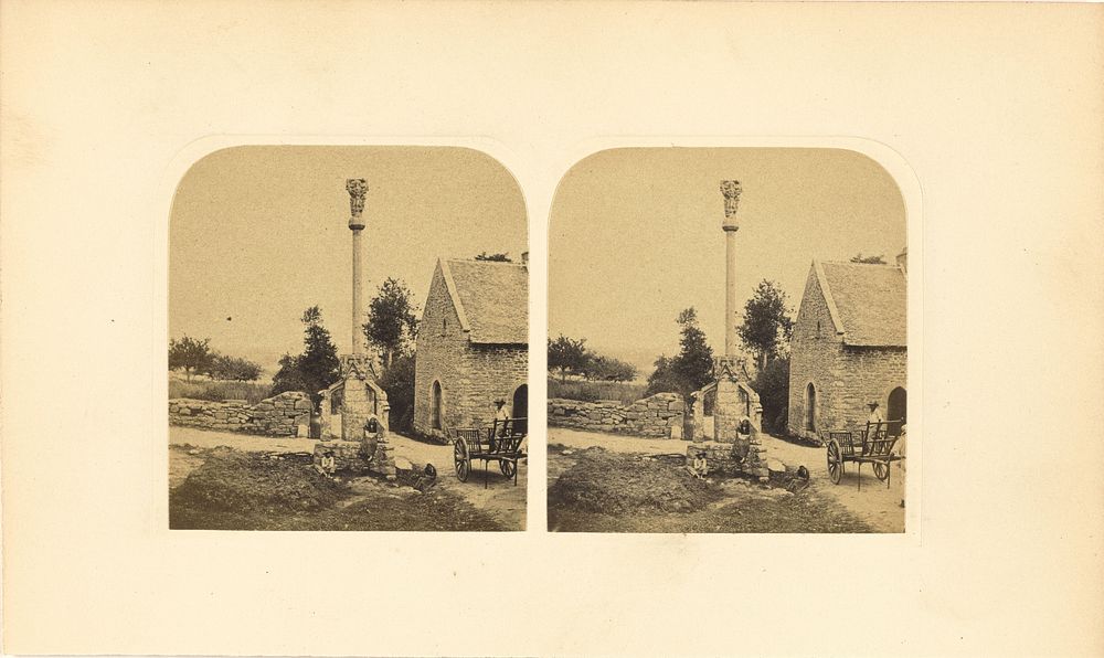Cross of Saint-Esprit, near Dinan by Henry Taylor