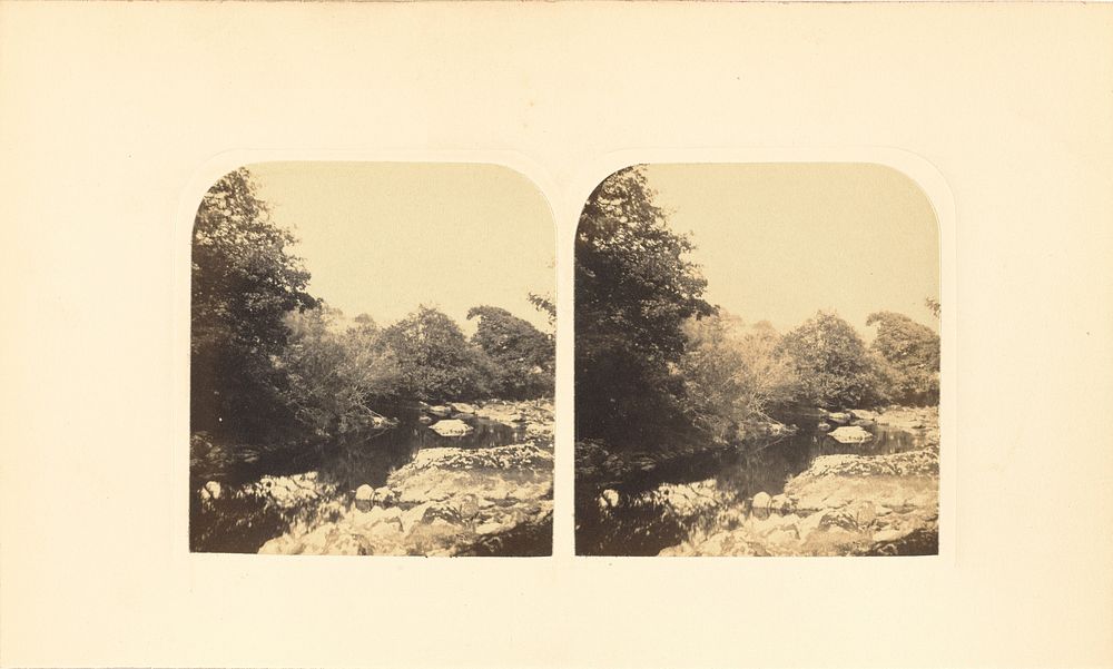 Pool on the Machno, North Wales by Roger Fenton