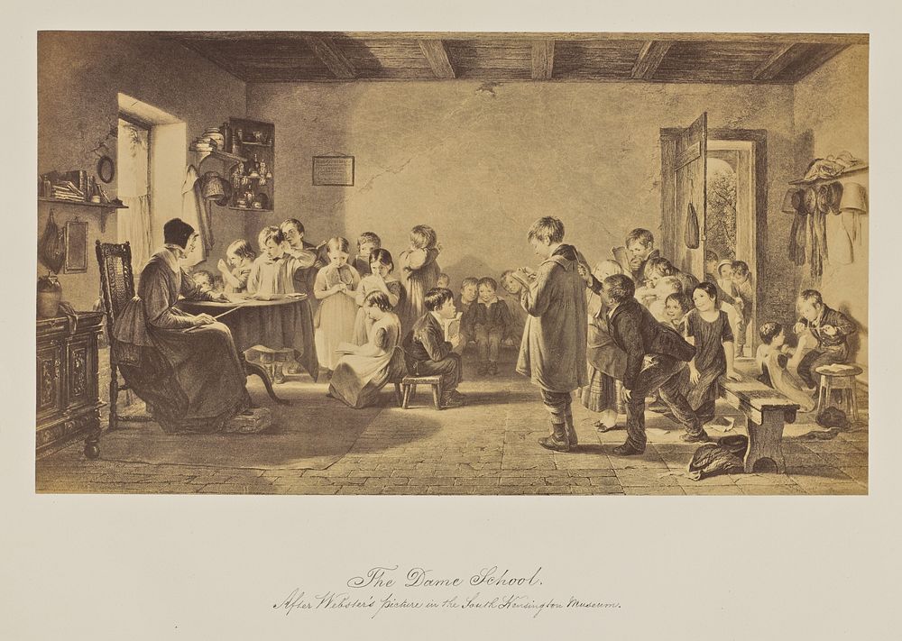 The Dame School. After Webster's picture in the South Kensington Museum. by Joseph Hogarth