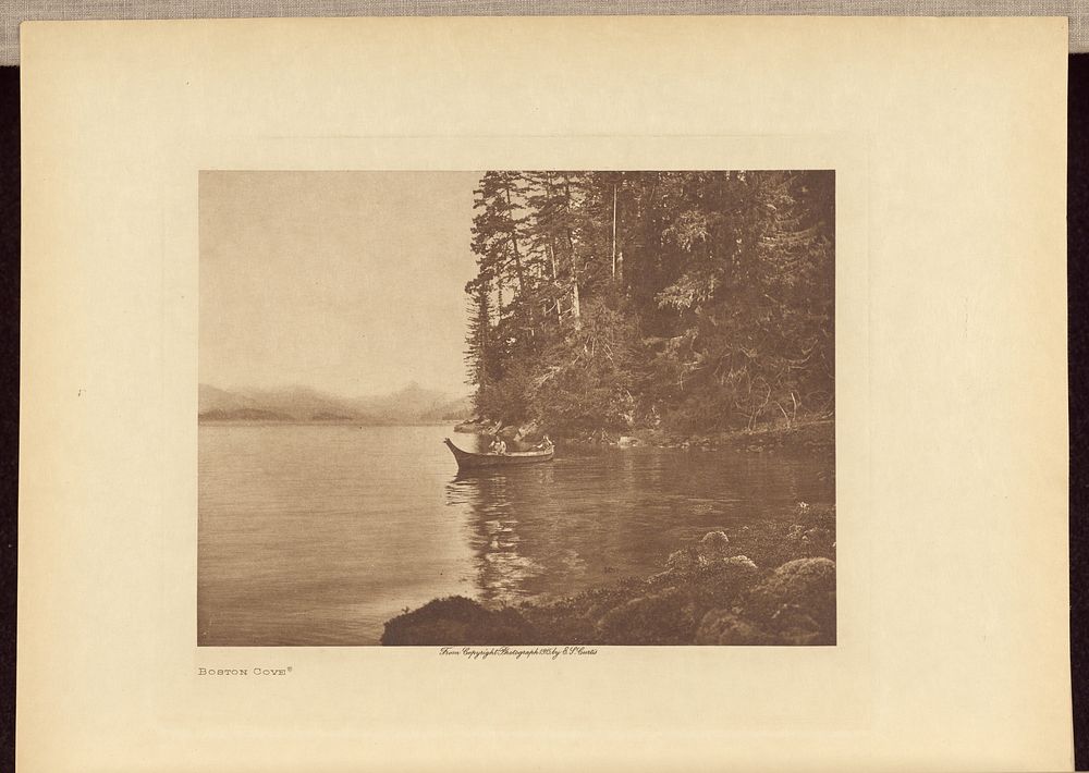Boston Cove by Edward S Curtis