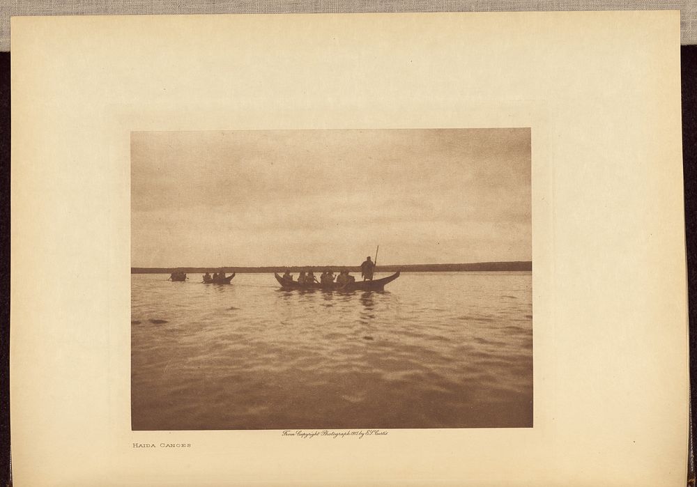 Haida Canoes Edward S Curtis | Free Photo - rawpixel