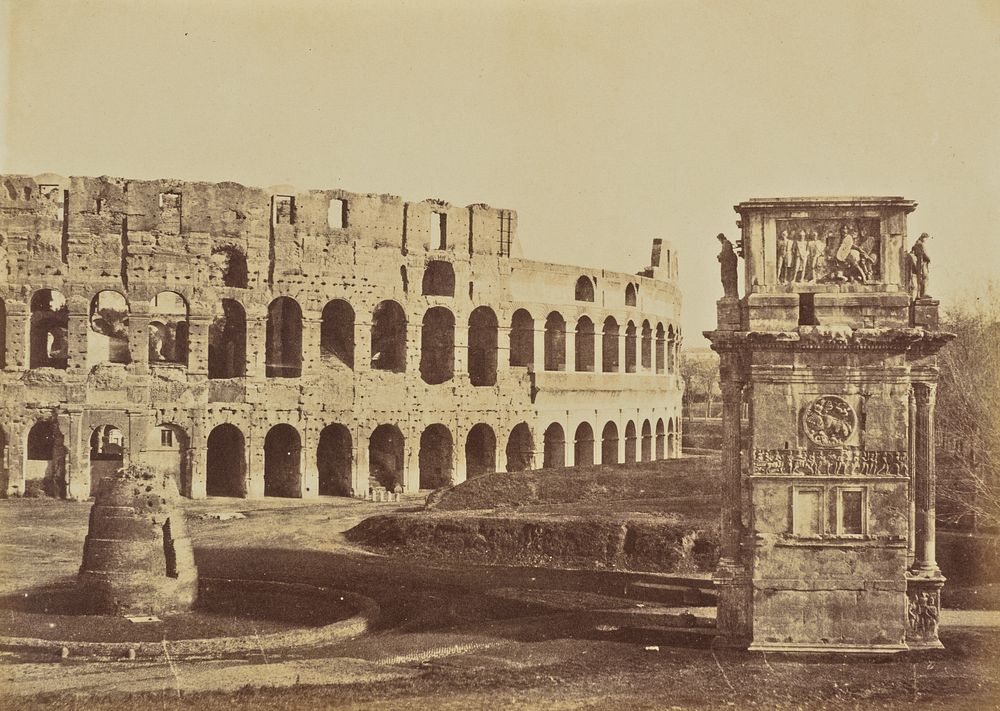 Colosseum, Meter Sudans & Arch of Constantine, Rome by Jane Martha St John