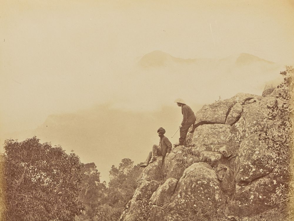 Men Standing on Rock Formations by Willoughby Wallace Hooper
