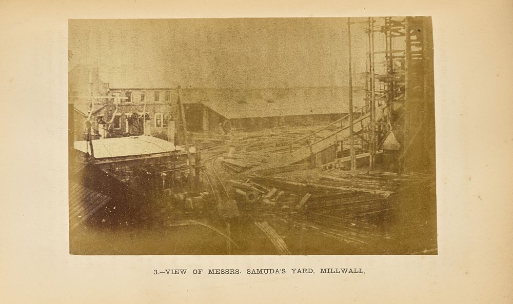 Messrs. Samuda's Yard, Millwall: Interior View by P Barry