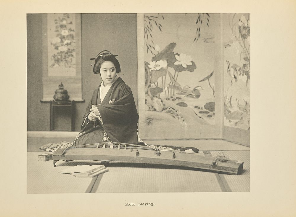 Koto Playing by Kazumasa Ogawa