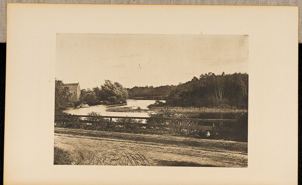 View of Neponset River in Mattapan by Wilson Flagg