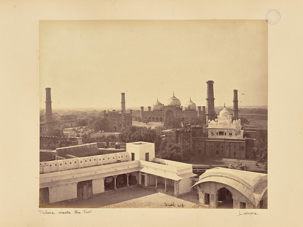 Lahore; View from the Palace in the Fort by Samuel Bourne