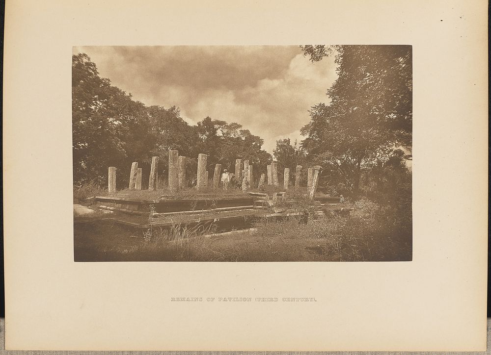 Remains of Pavilion (Third Century) by Henry W Cave