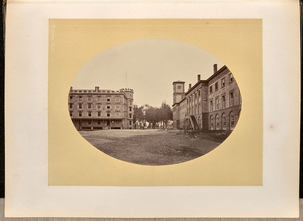 Old Central Barracks and Old Academic Building, West Point by George Kendall Warren