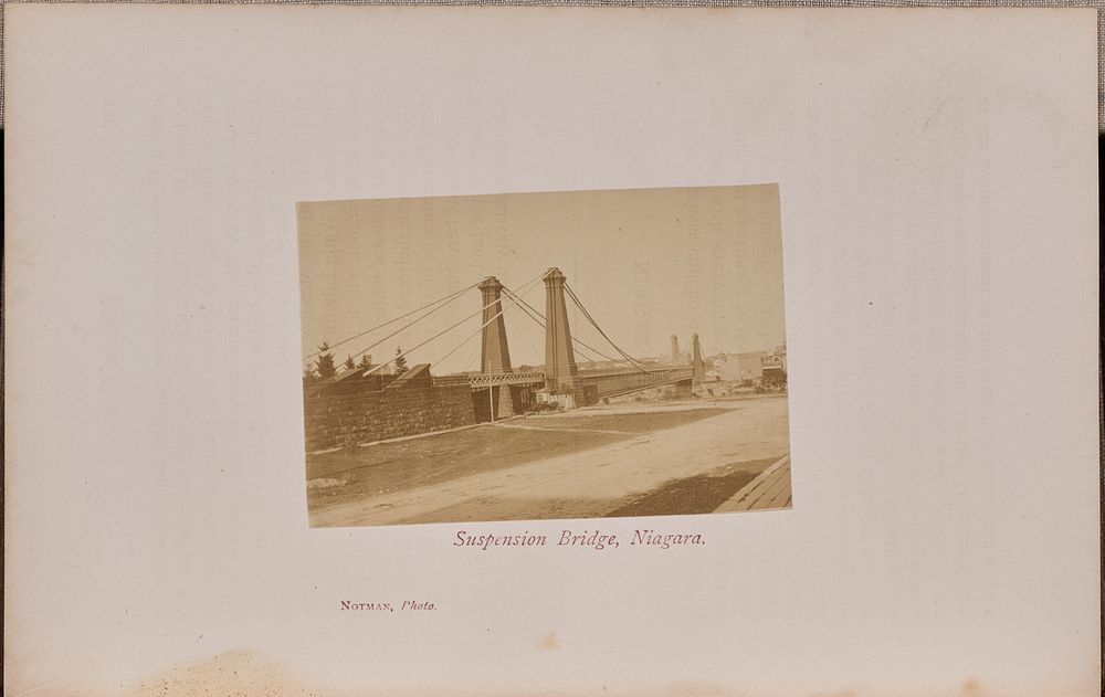 Suspension Bridge, Niagara by William Notman