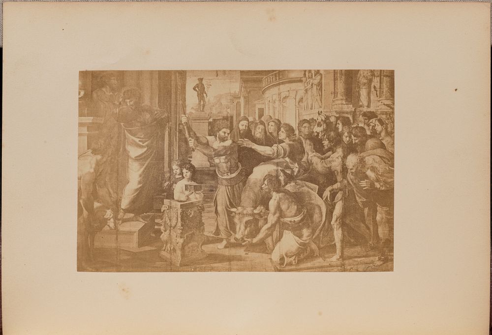 Paul and Barnabas Rejecting the Sacrifice at Lystra by Negretti and Zambra